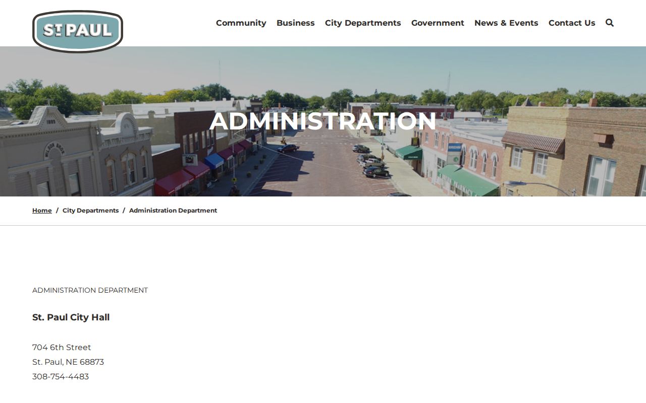 St. Paul and Howard County warrant records City Hall contact