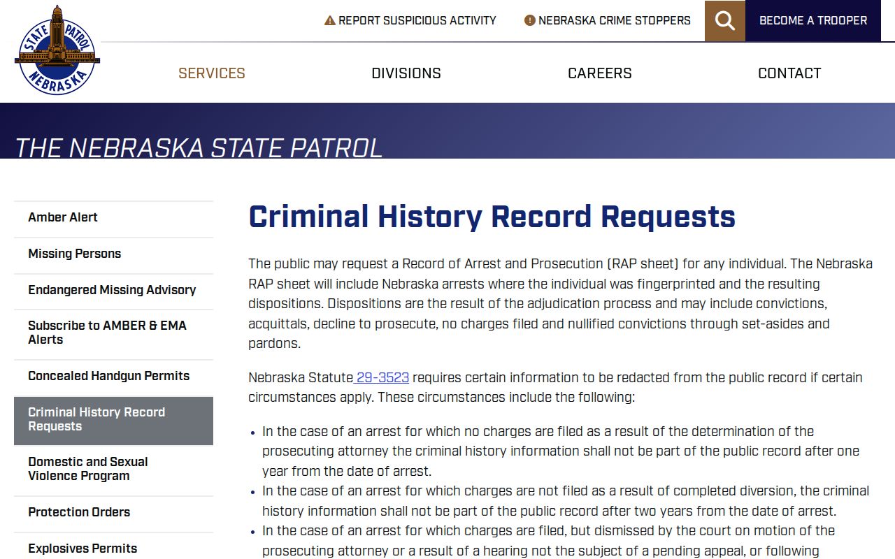 St. Paul warrant records and State Patrol RAP distinction